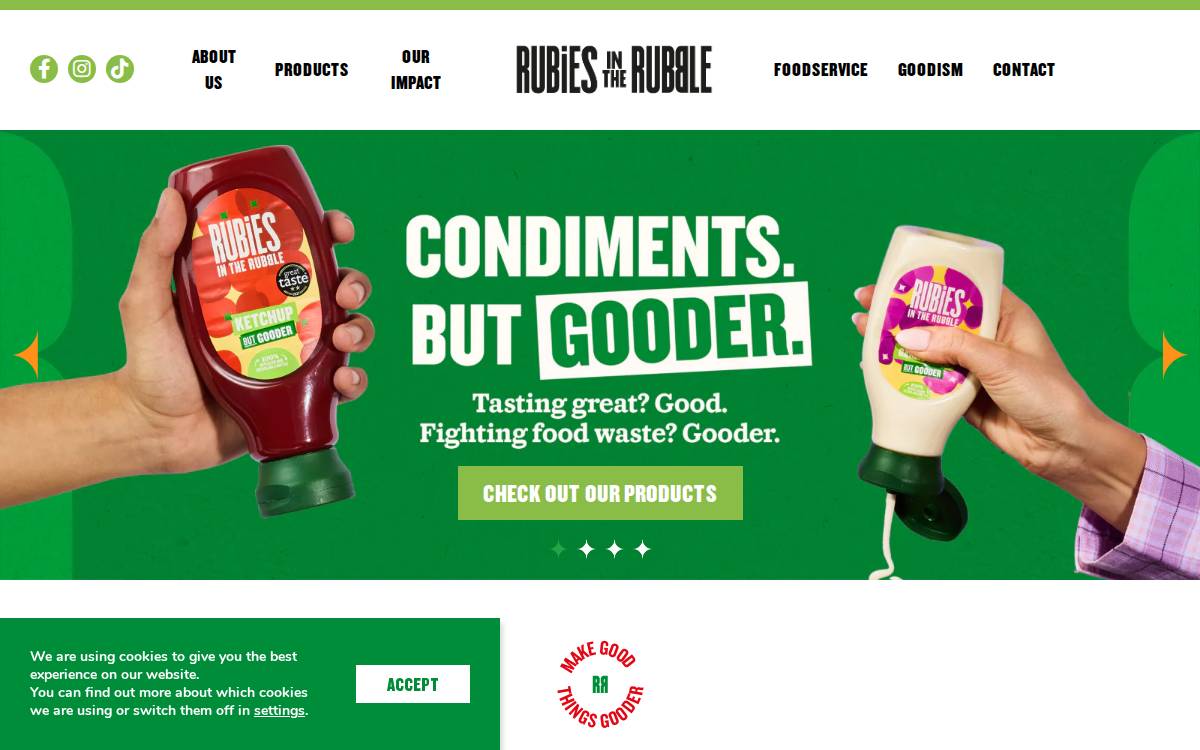 Rubies in the Rubble website preview