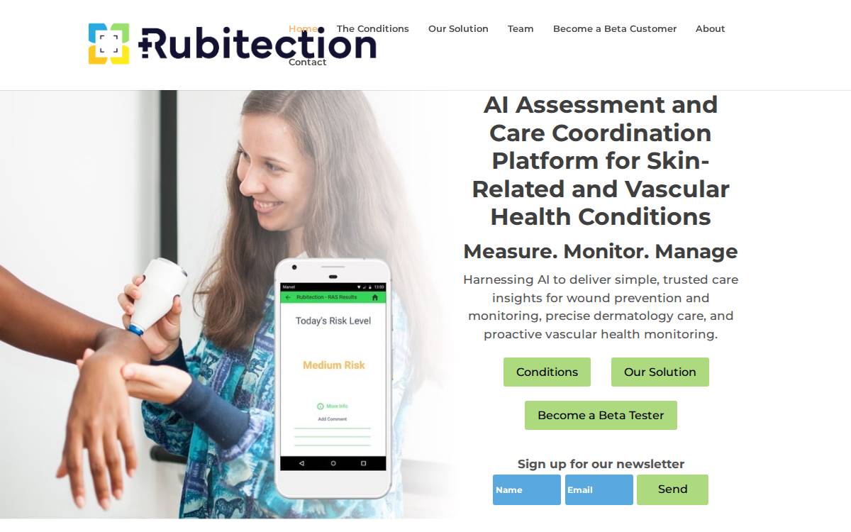 Rubitection website preview