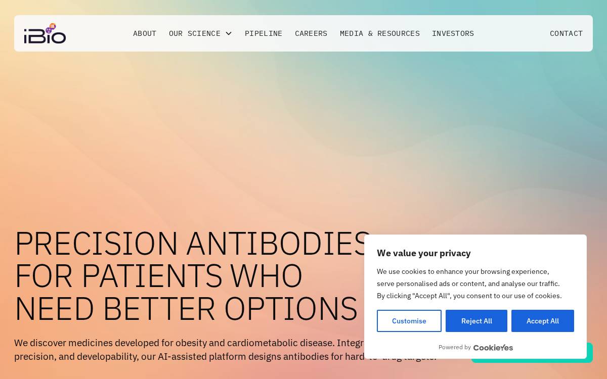 RubrYc Therapeutics website preview