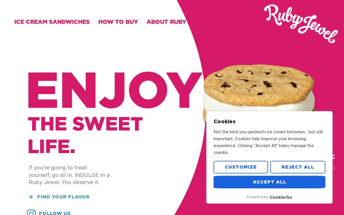 Ruby Jewel website preview