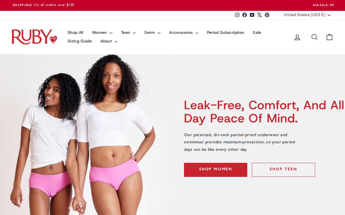 Ruby Love website preview