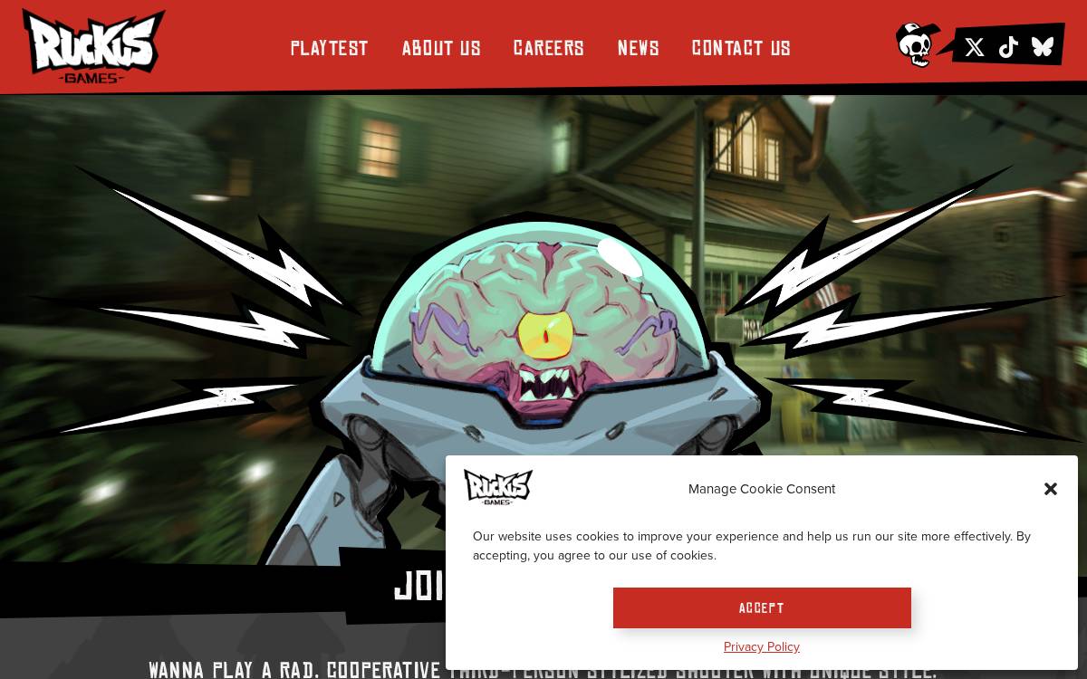 Ruckus Games website preview