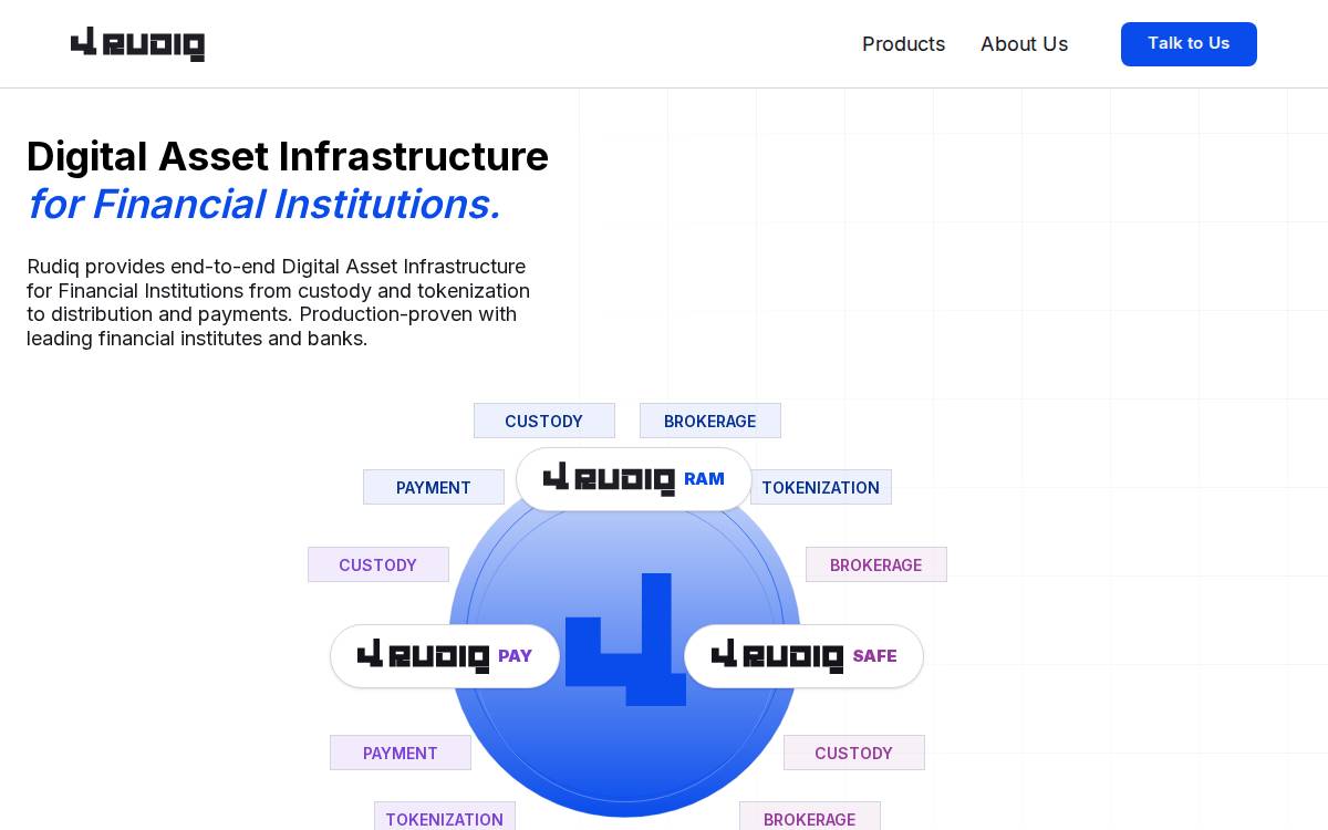 Rudiq website preview