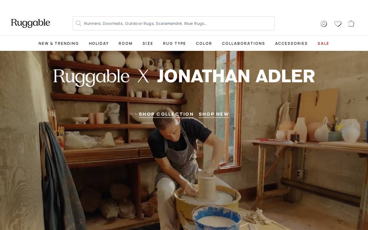 Ruggable website preview
