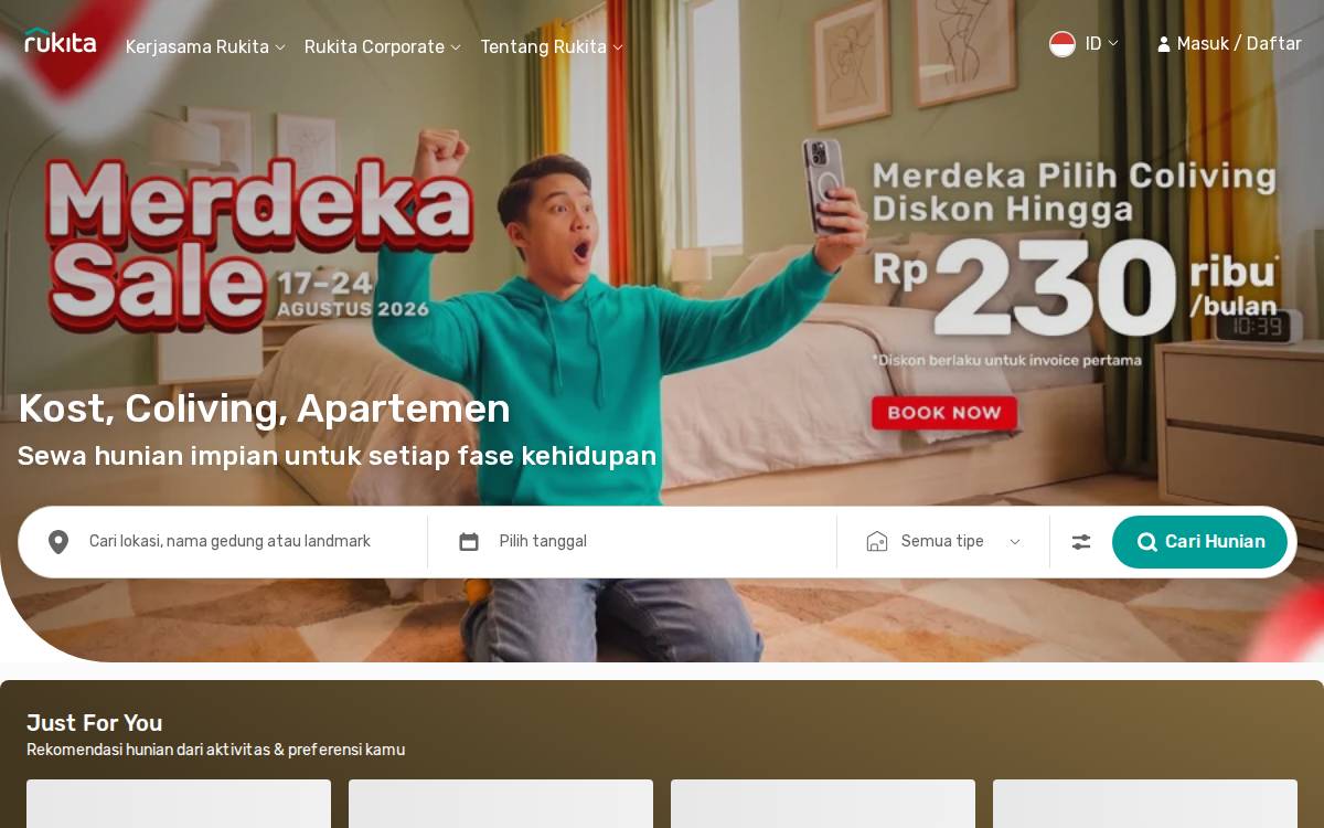 Rukita website preview