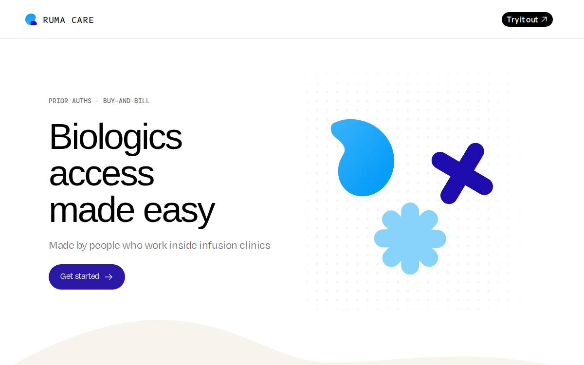 Ruma Care website preview