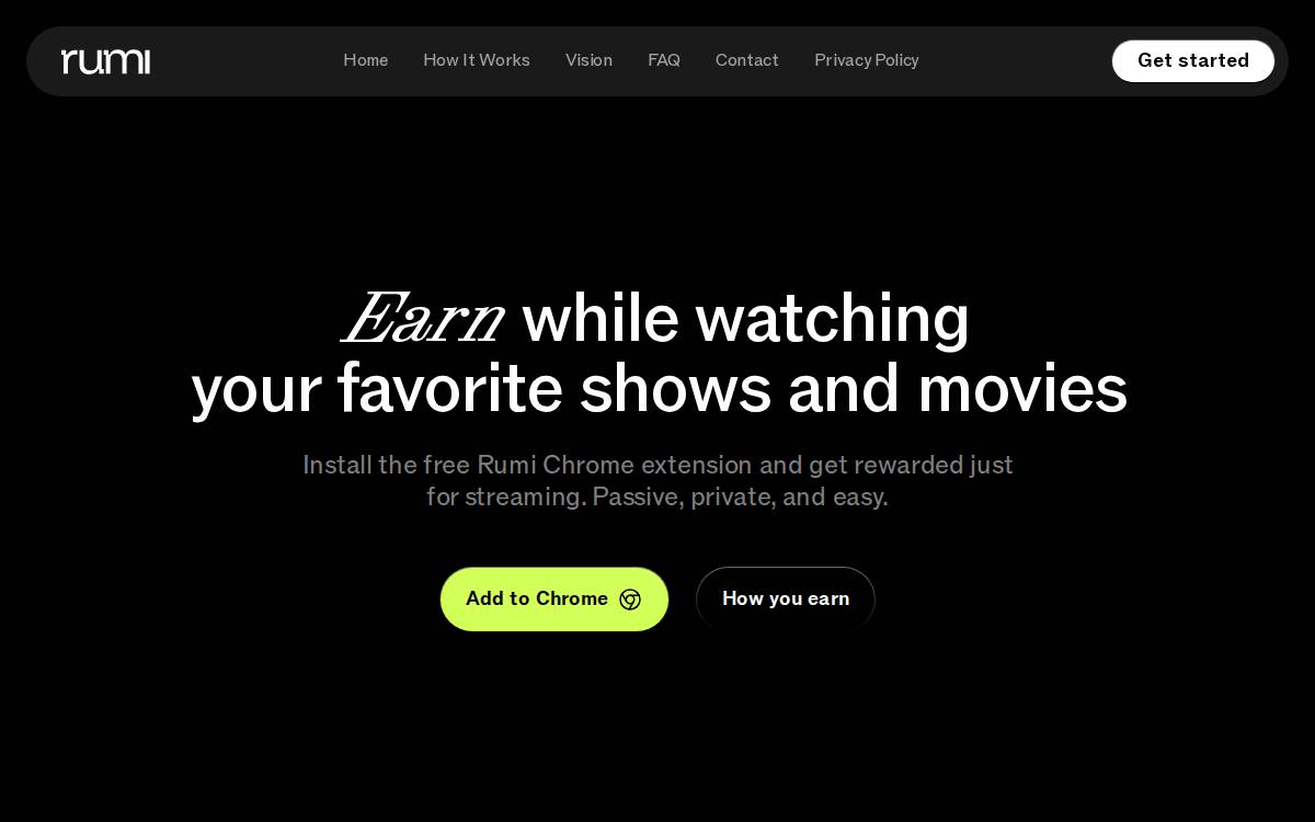 Rumi / Sequels website preview