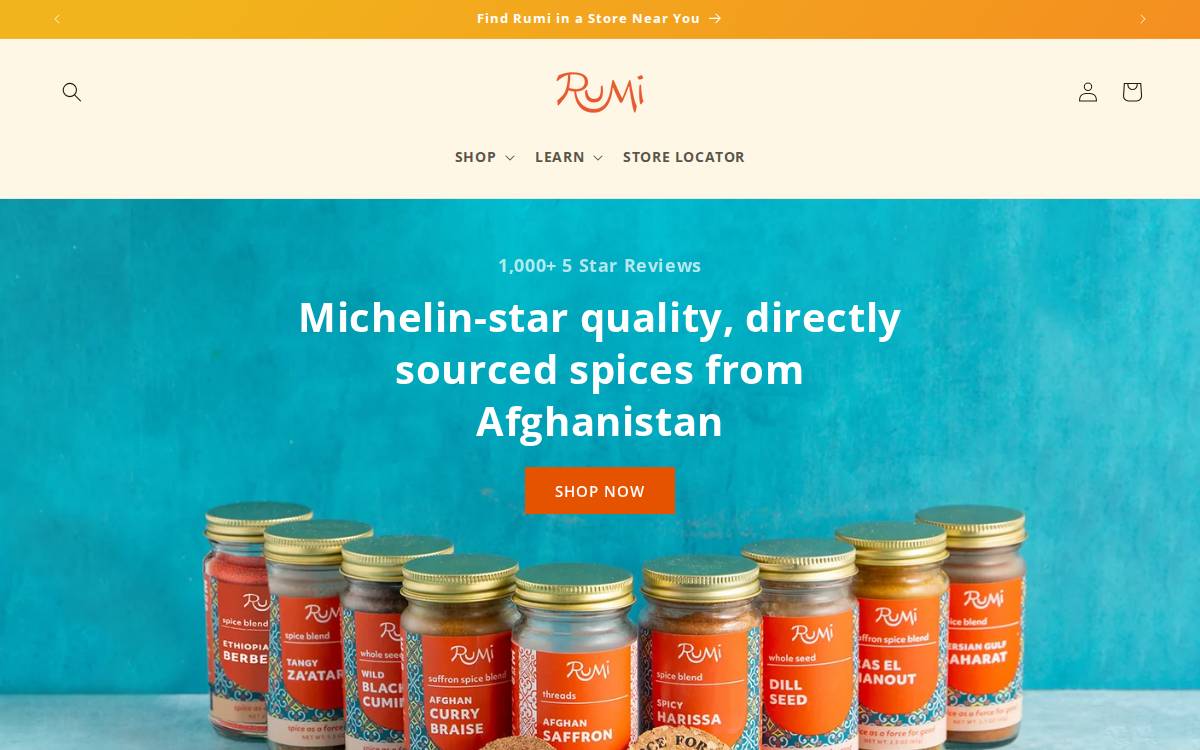 Rumispice website preview
