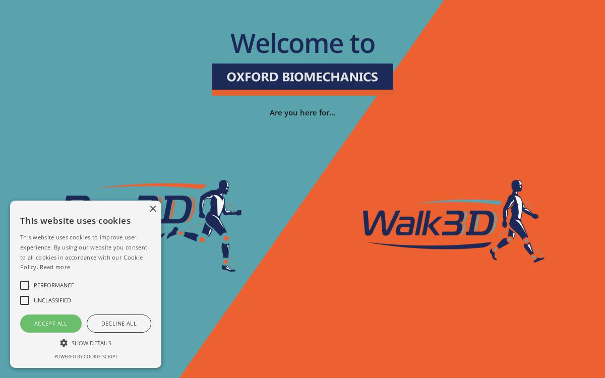 Run3D website preview