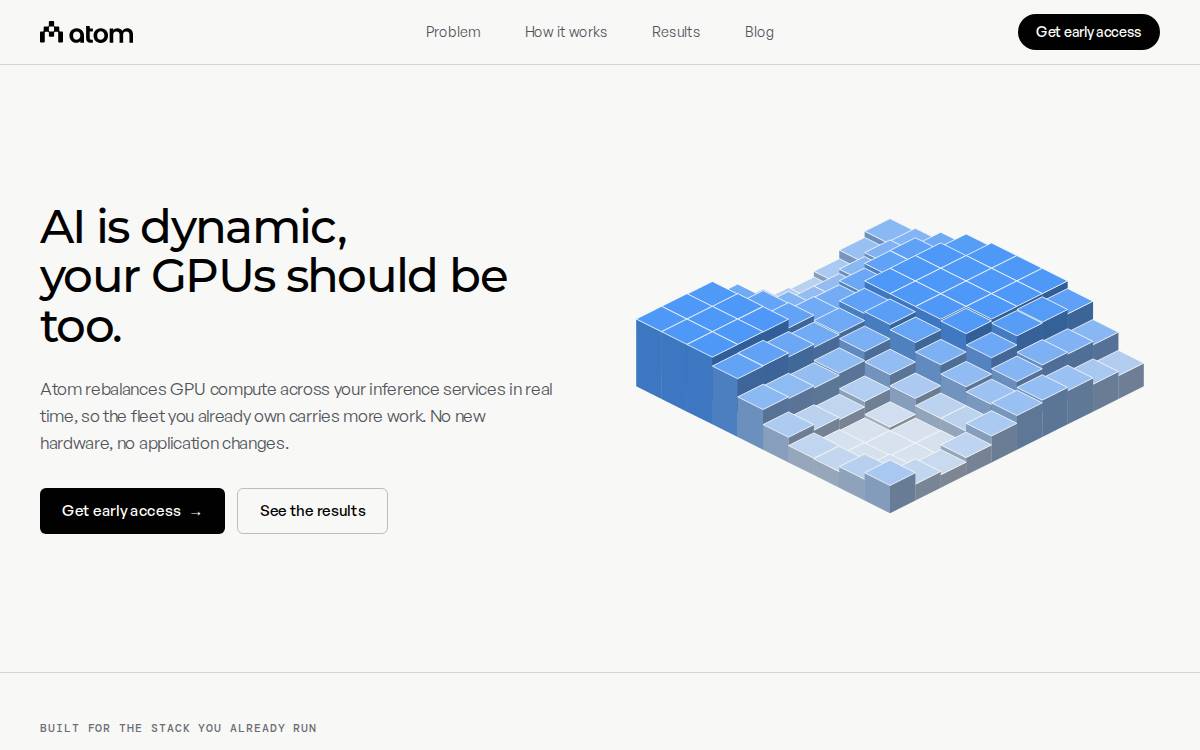 Runatom website preview
