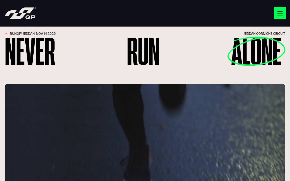 RunGP website preview