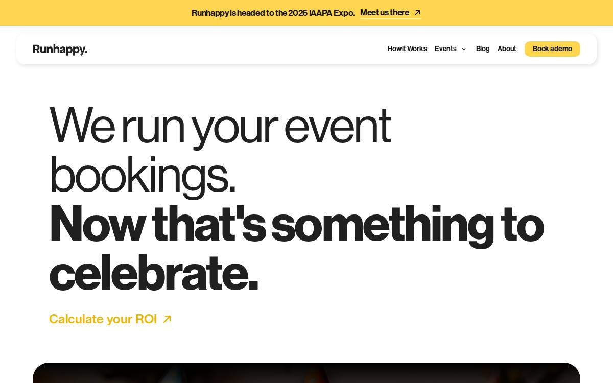 RunHappy website preview