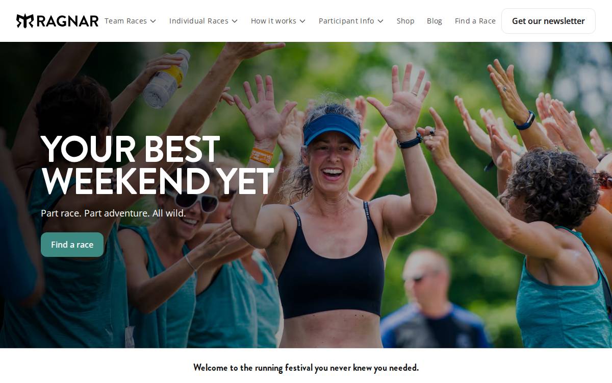 Runragnar website preview