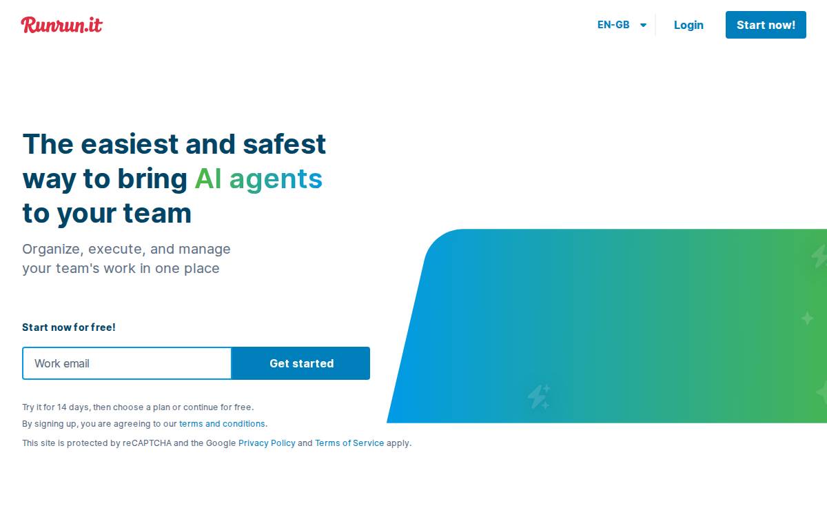 Runrun website preview