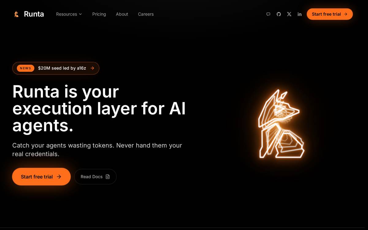 Runta website preview