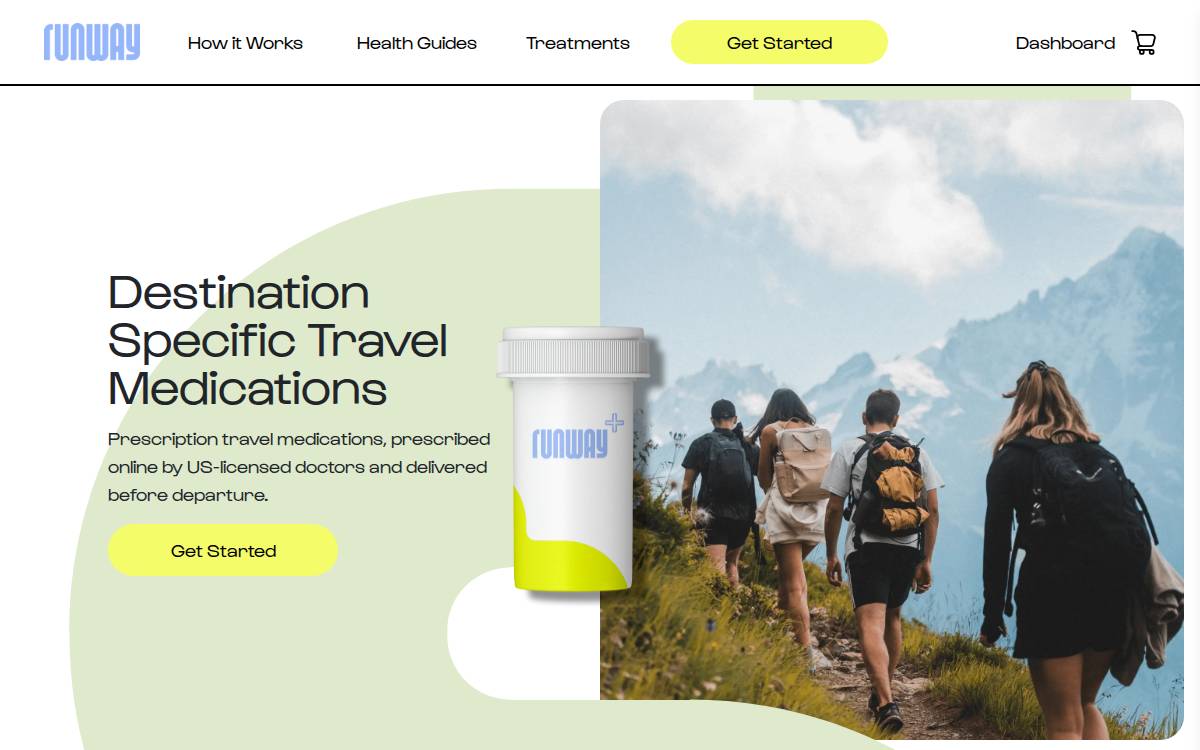 Runway Health website preview