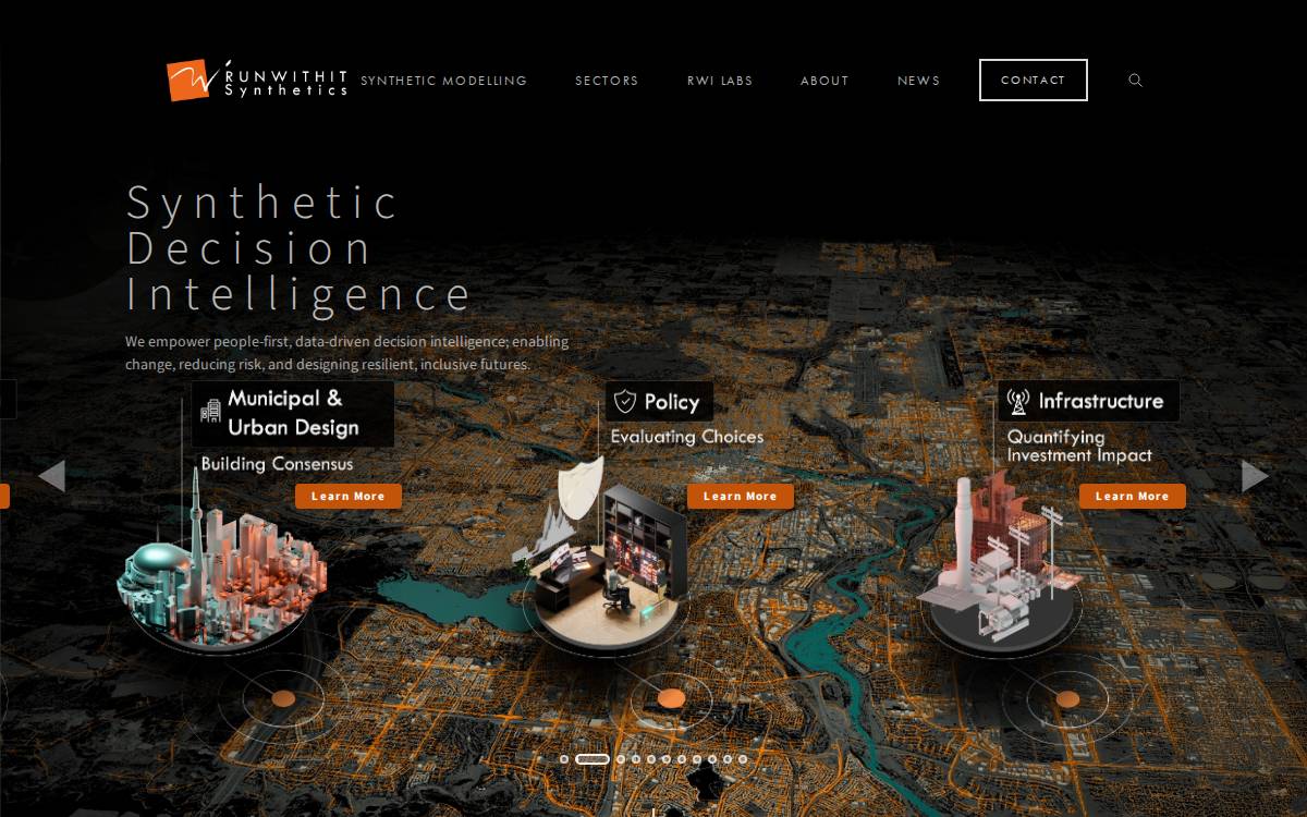 RUNWITHIT Synthetics website preview