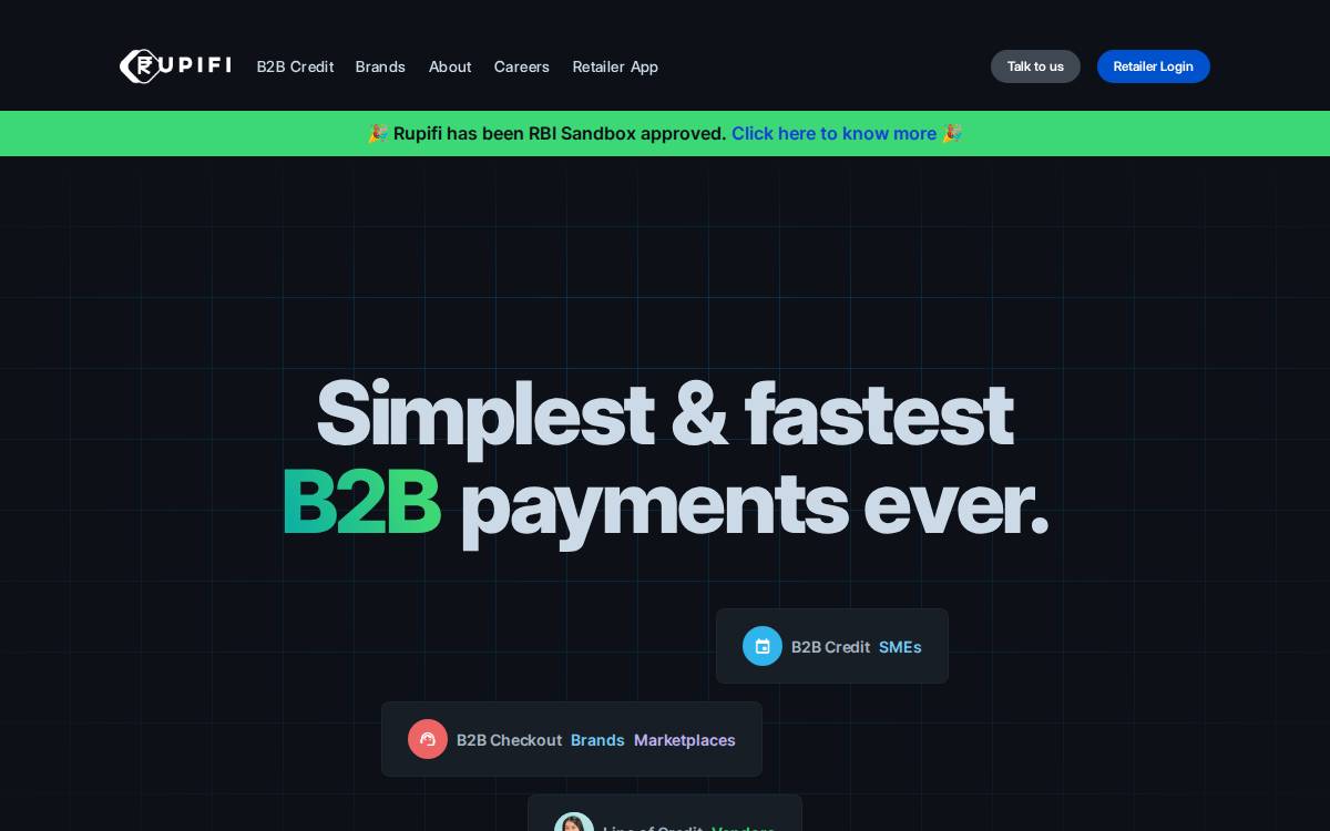 Rupifi website preview