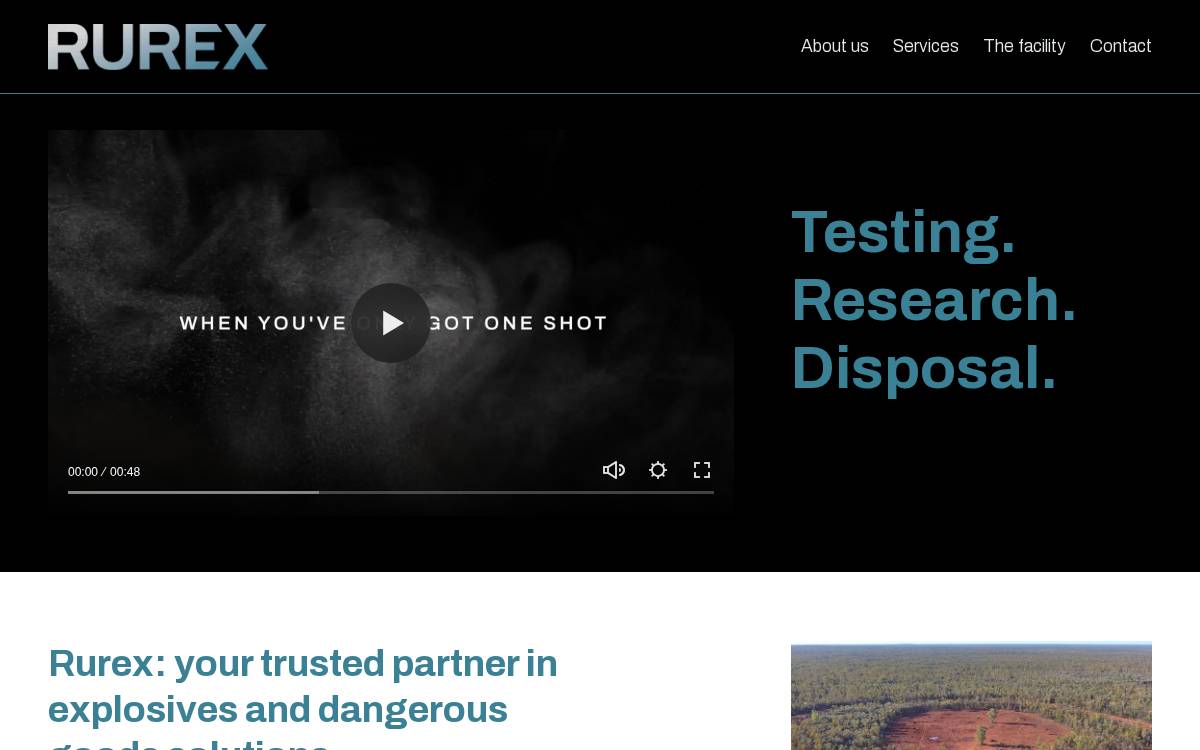 Rurex website preview