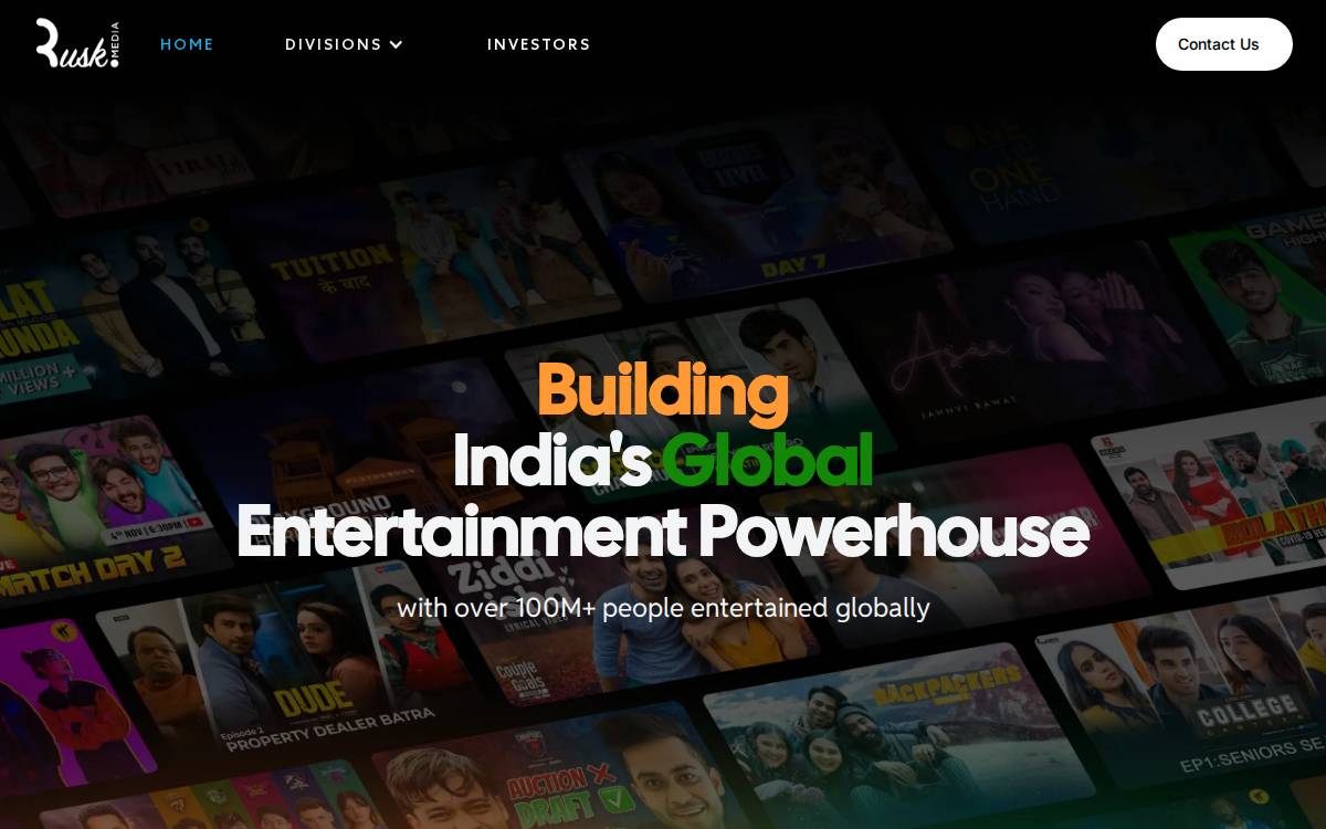 Rusk Media website preview