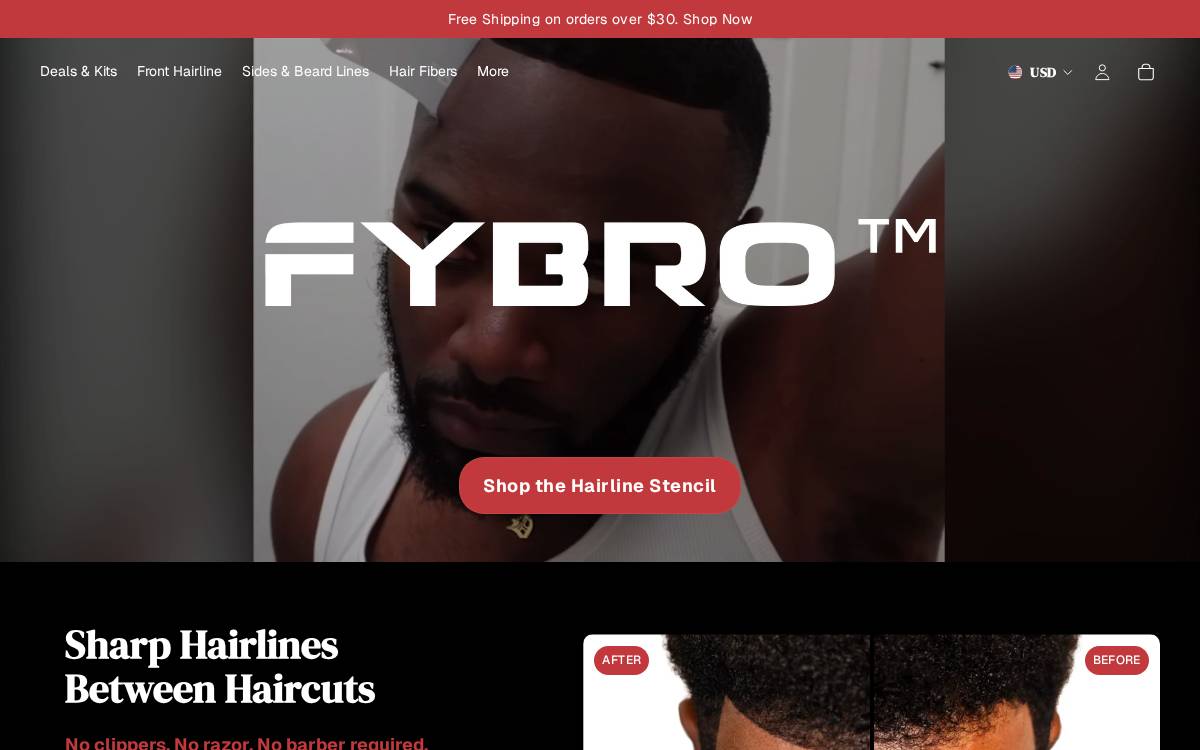 Russell Grooming website preview
