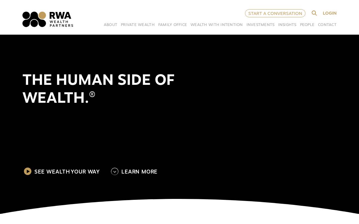 RWA Wealth Partners website preview