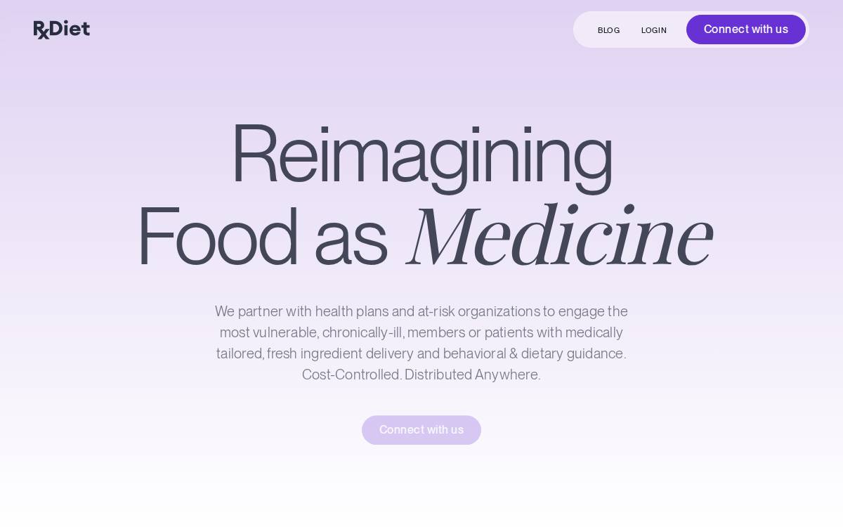 RxDiet website preview