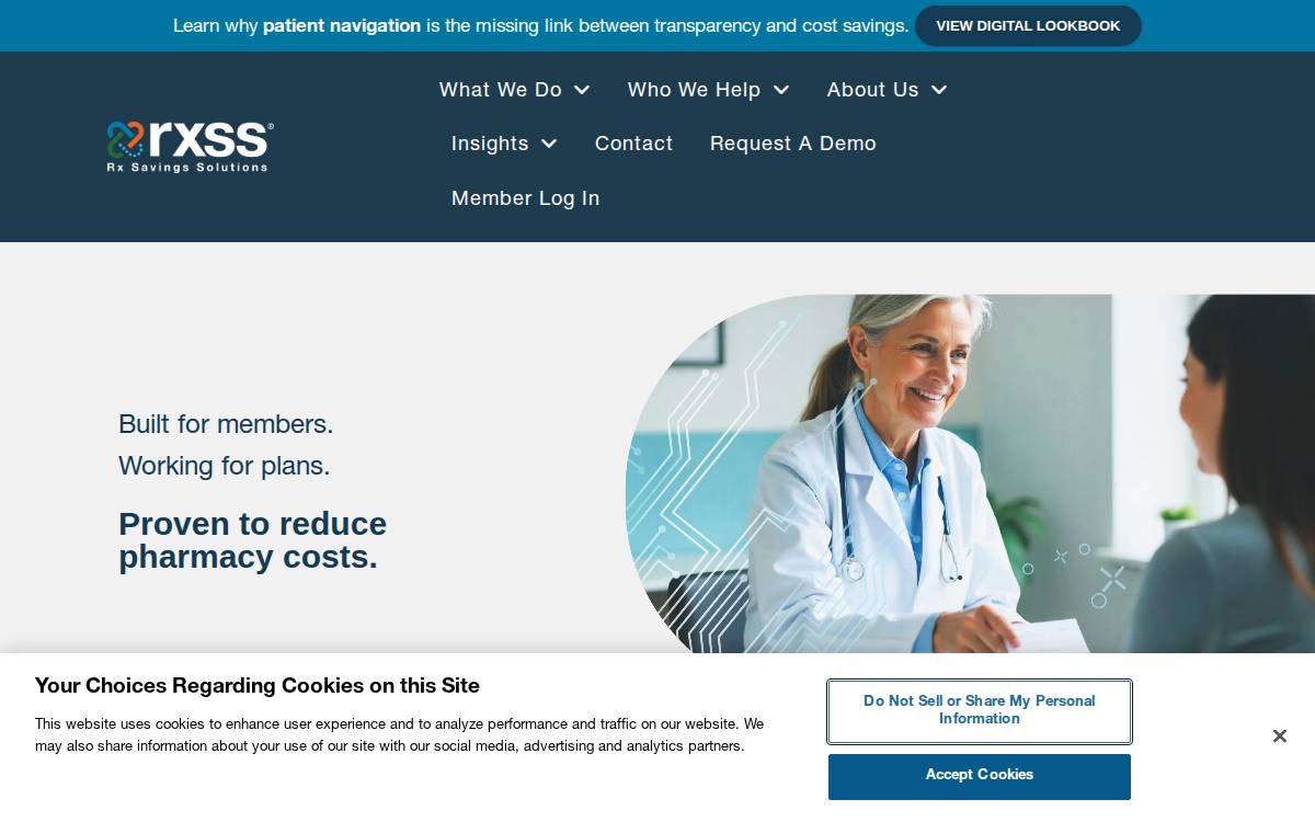 Rxss website preview
