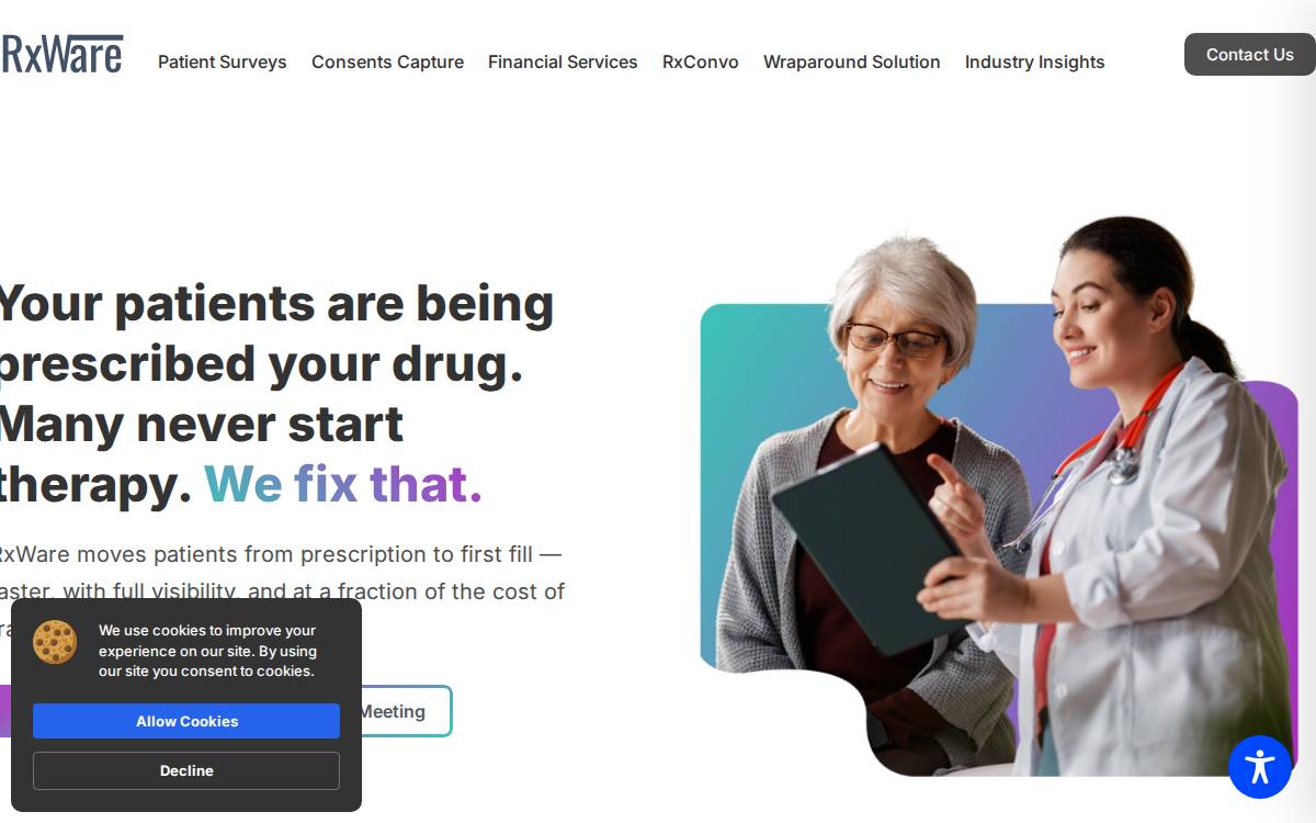 RxWare website preview