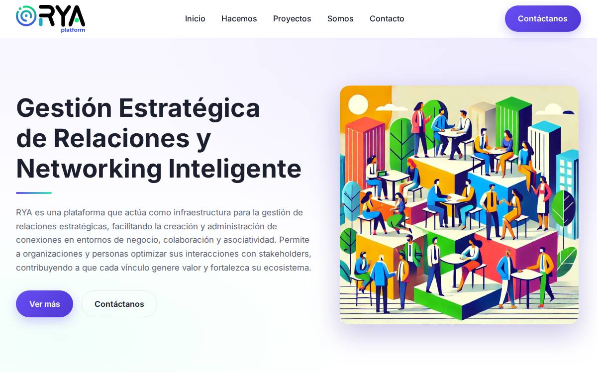 RYA Platform website preview
