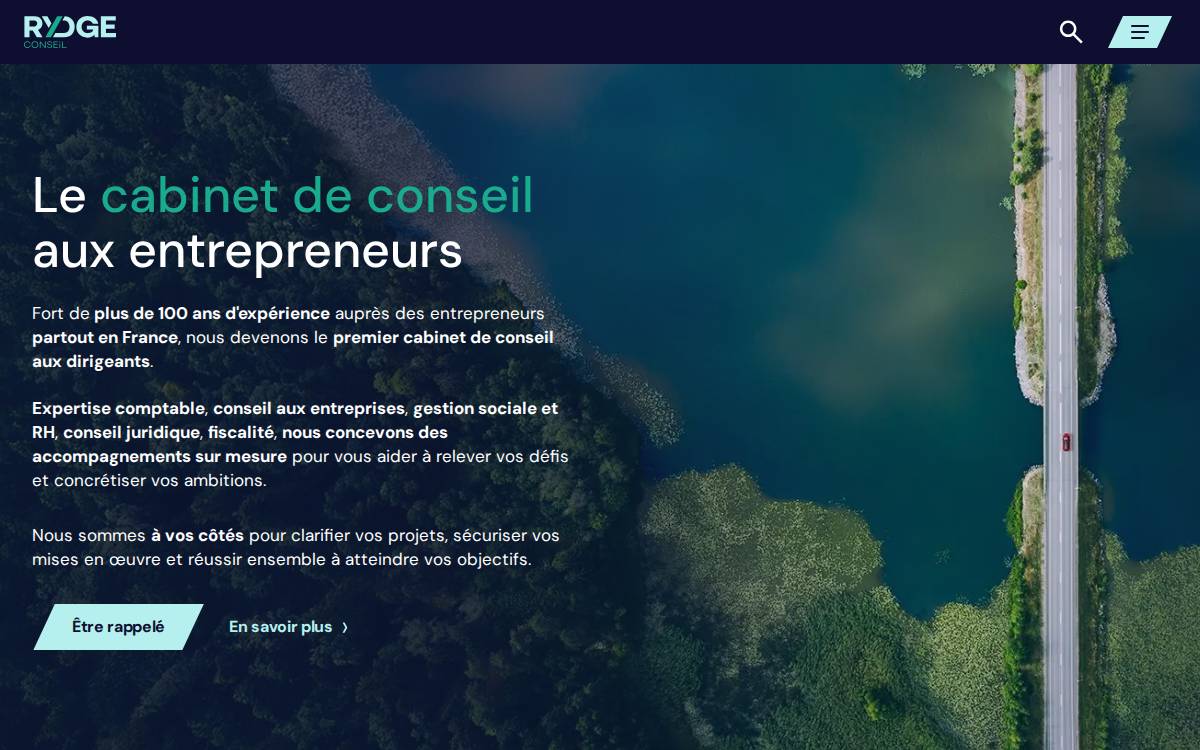 Rydge website preview