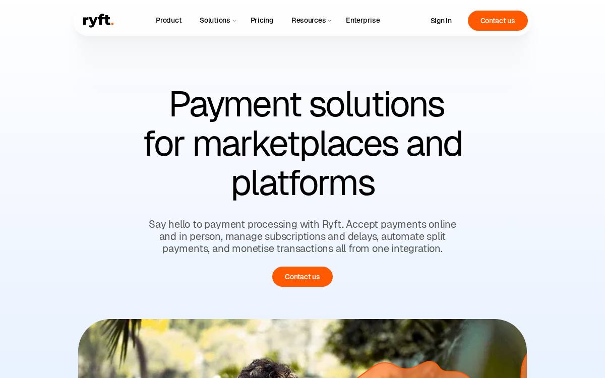 Ryft website preview
