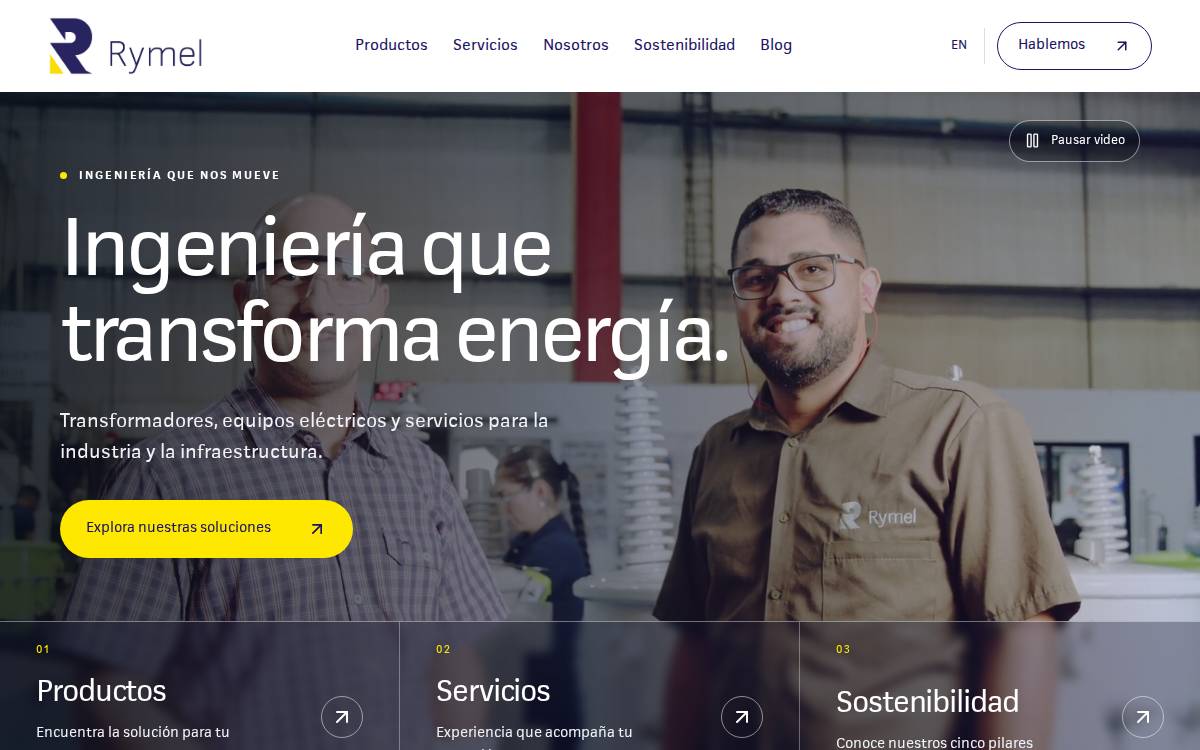 Rymel website preview