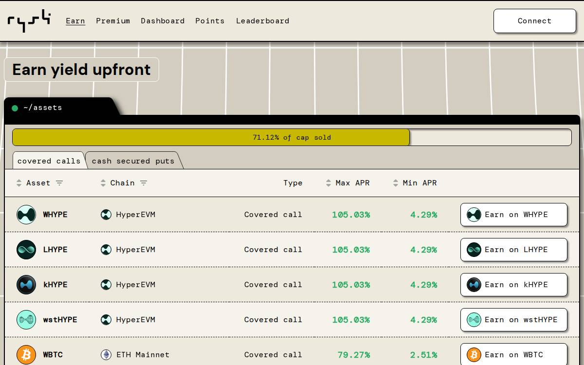 Rysk V12 website preview