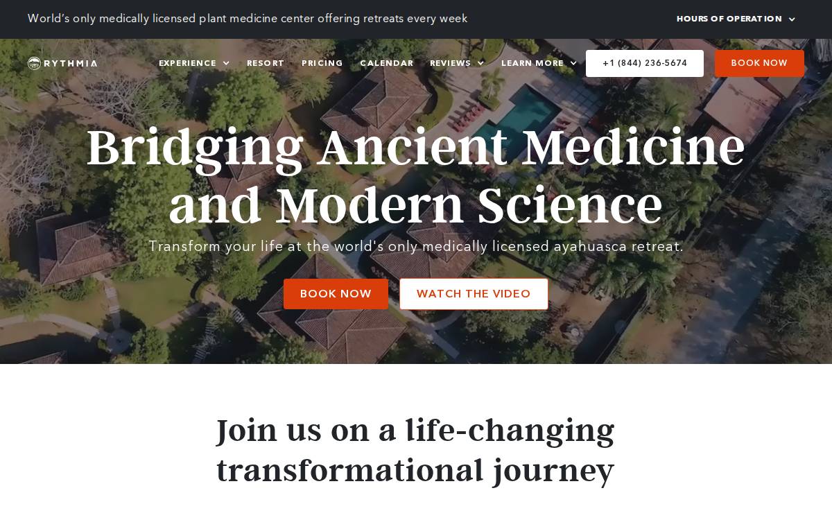 Rythmia Group website preview