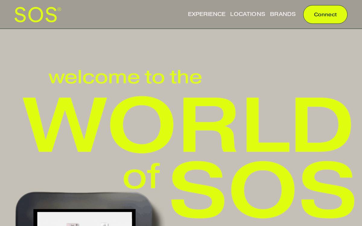 S/O/S website preview