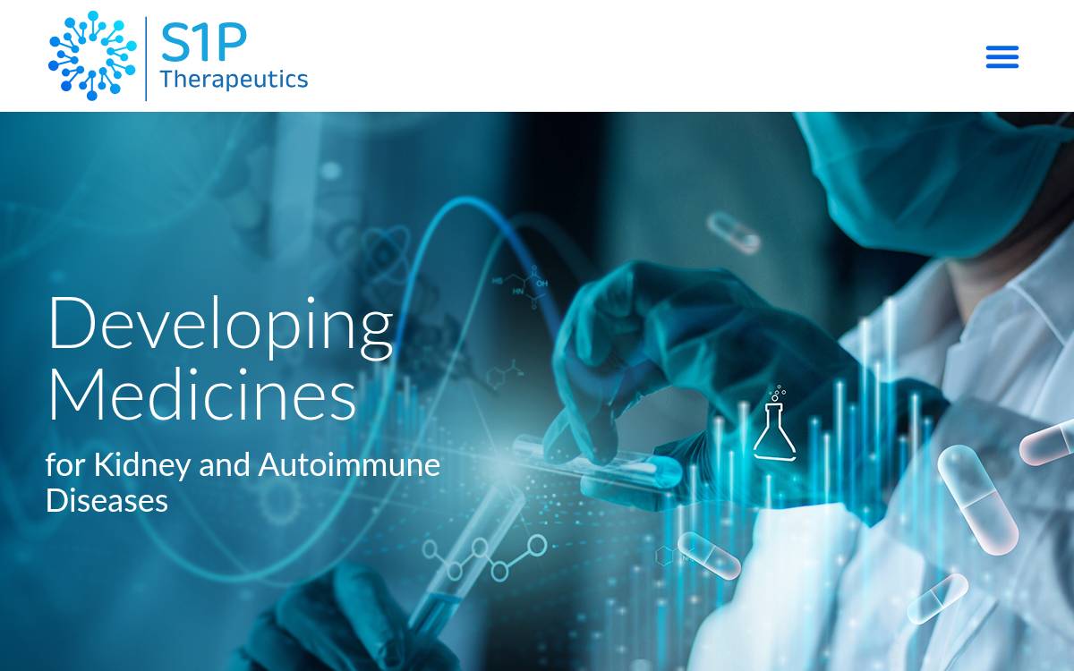 S1P Therapeutics website preview
