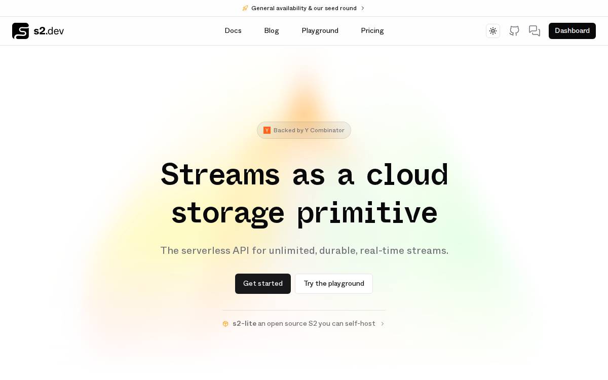s2.dev website preview