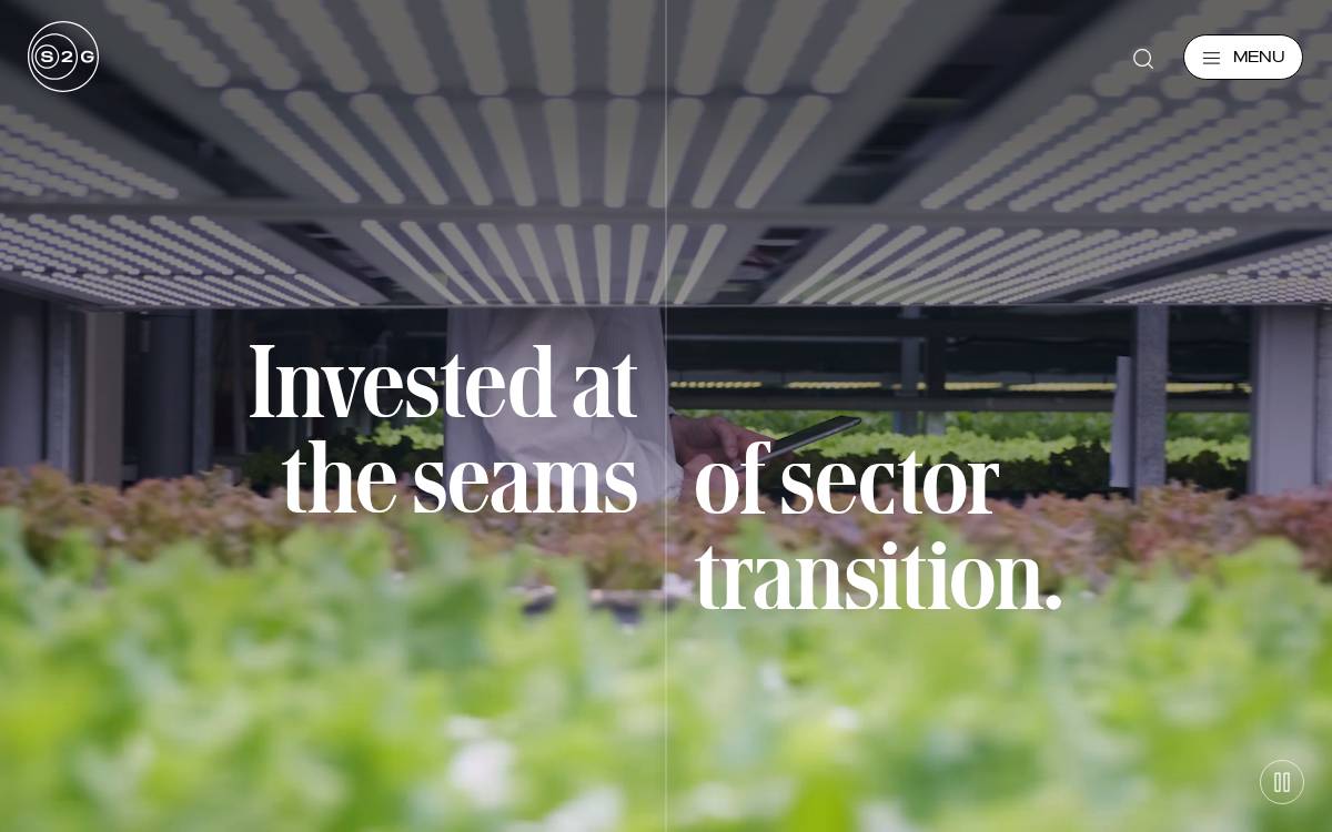 S2G Investments website preview