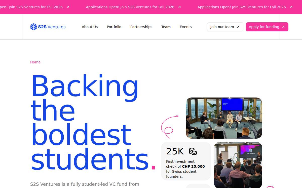 S2S website preview
