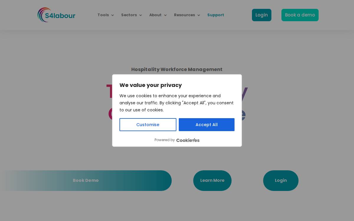S4labour website preview