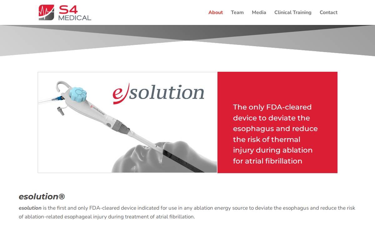 S4 Medical website preview