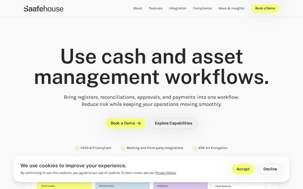 Saafehouse website preview