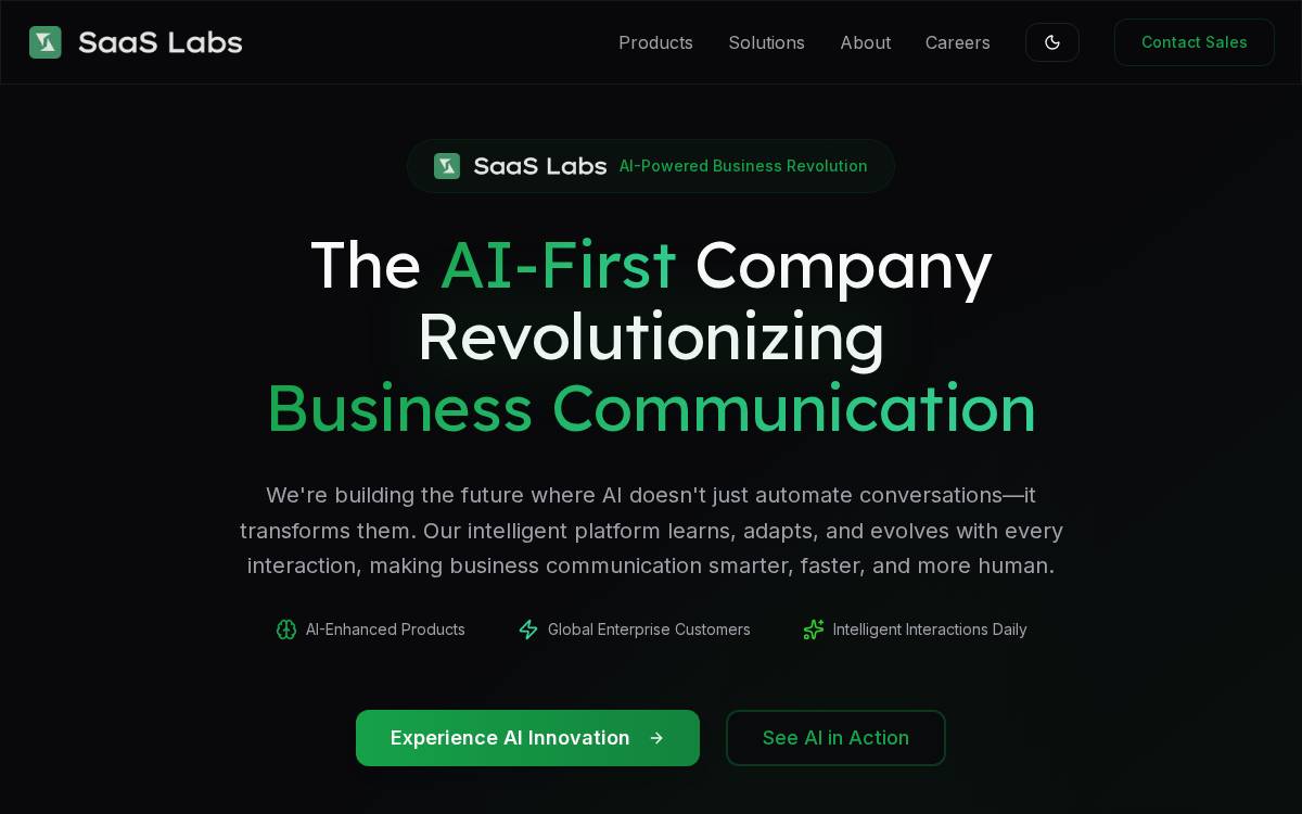 SaaS Labs website preview