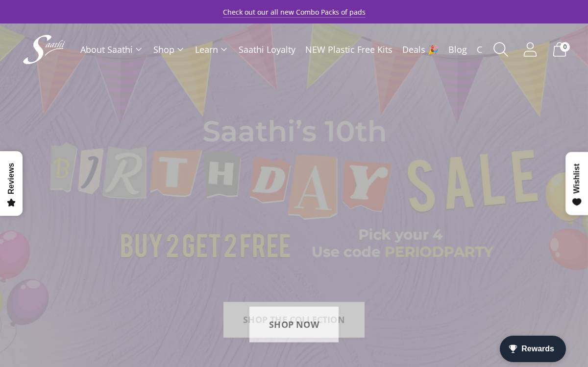 Saathipads website preview
