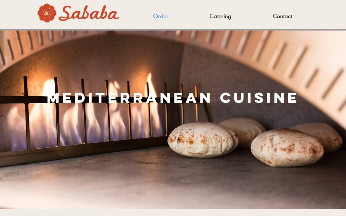 Sababa website preview