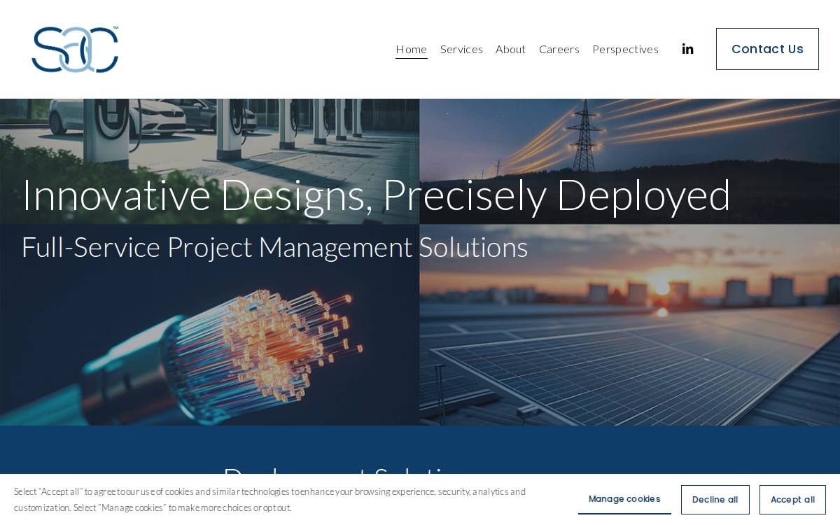 SAC Wireless website preview