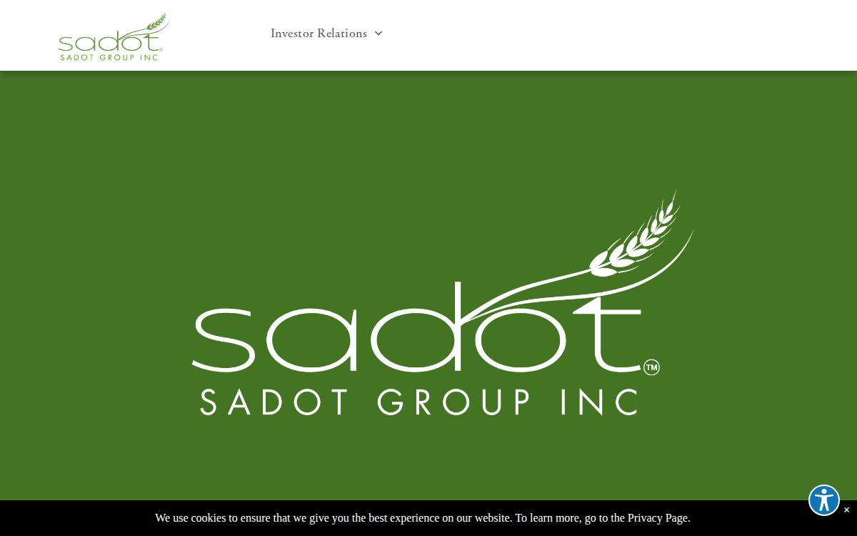 Sadot Group website preview