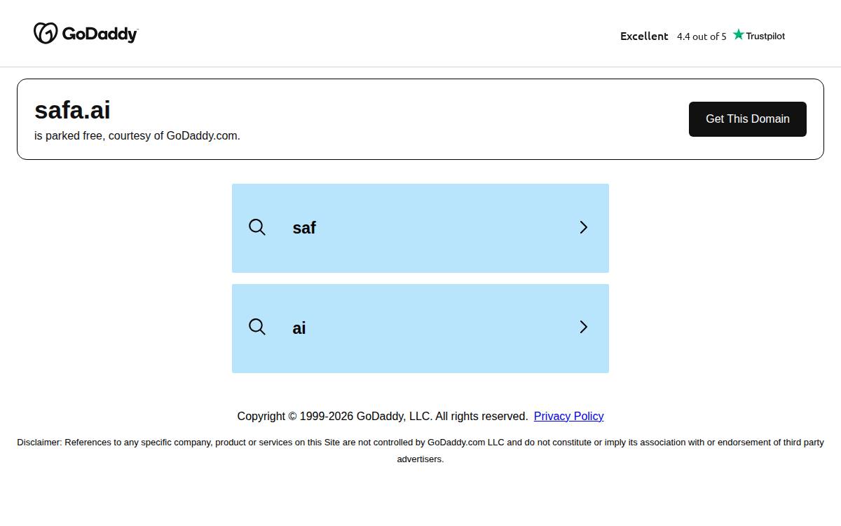 SAFA website preview