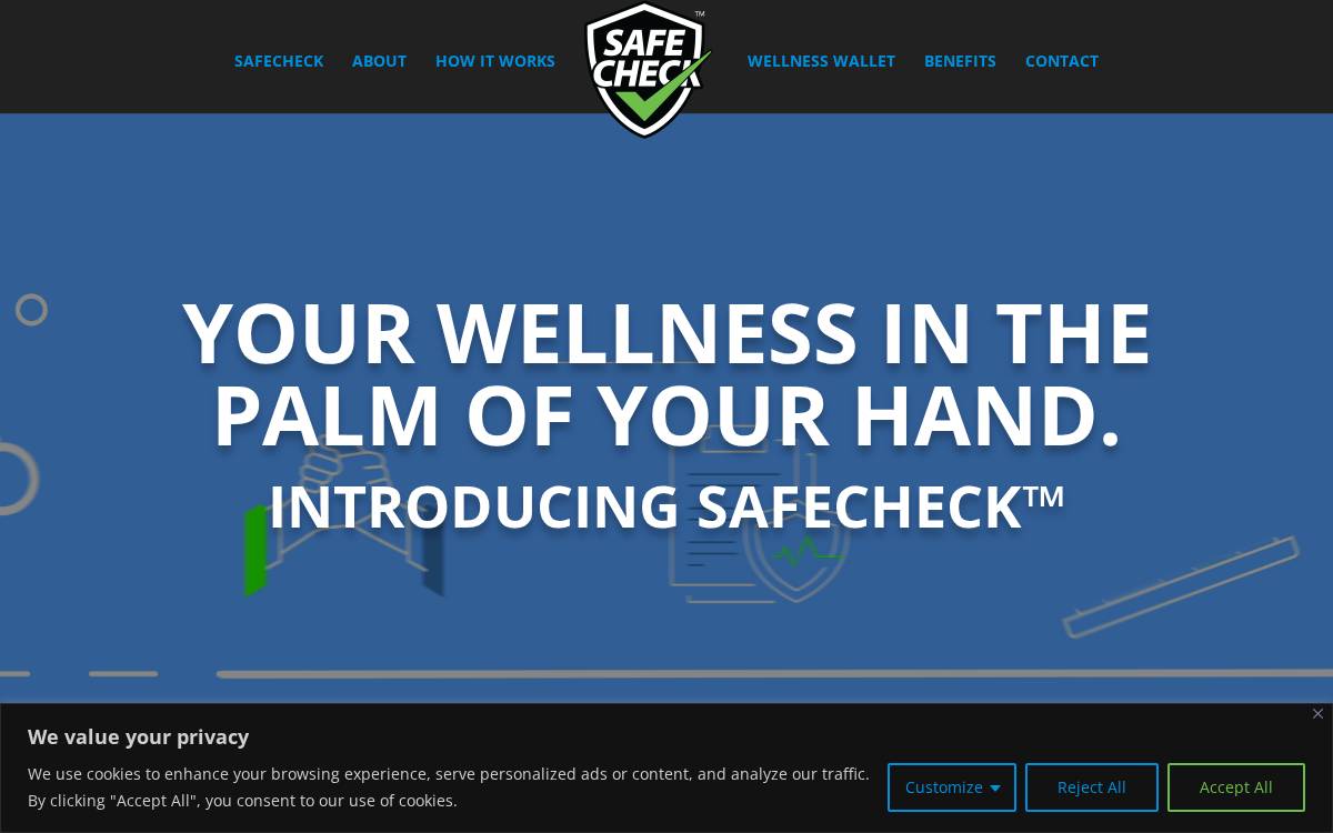 Safe Check website preview